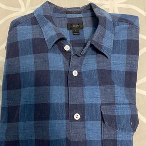 J Crew Plaid Long-sleeve Shirt